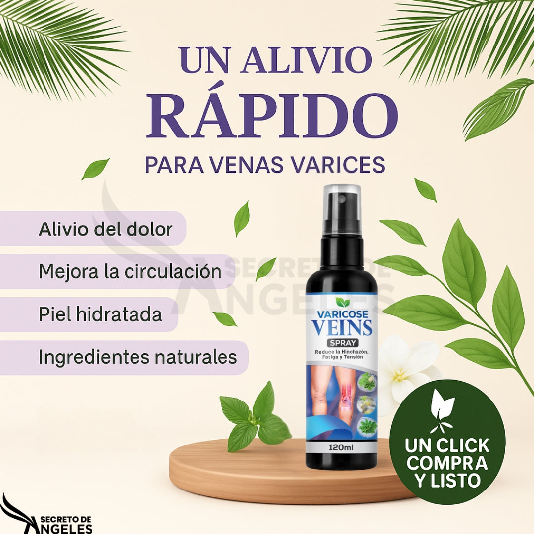 ✨ Spray Varicose Veins – Tu aliado contra las várices ✨