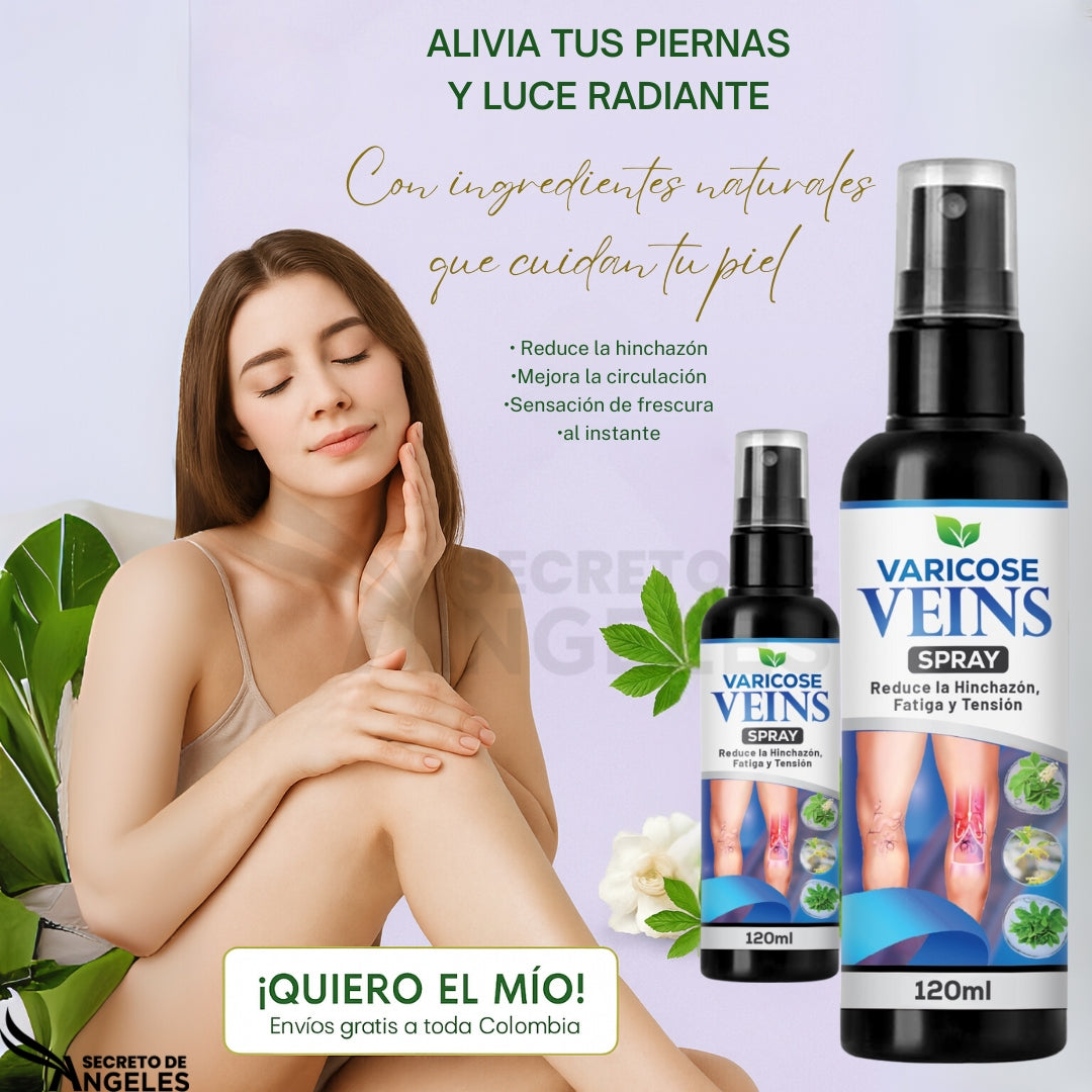 ✨ Spray Varicose Veins – Tu aliado contra las várices ✨
