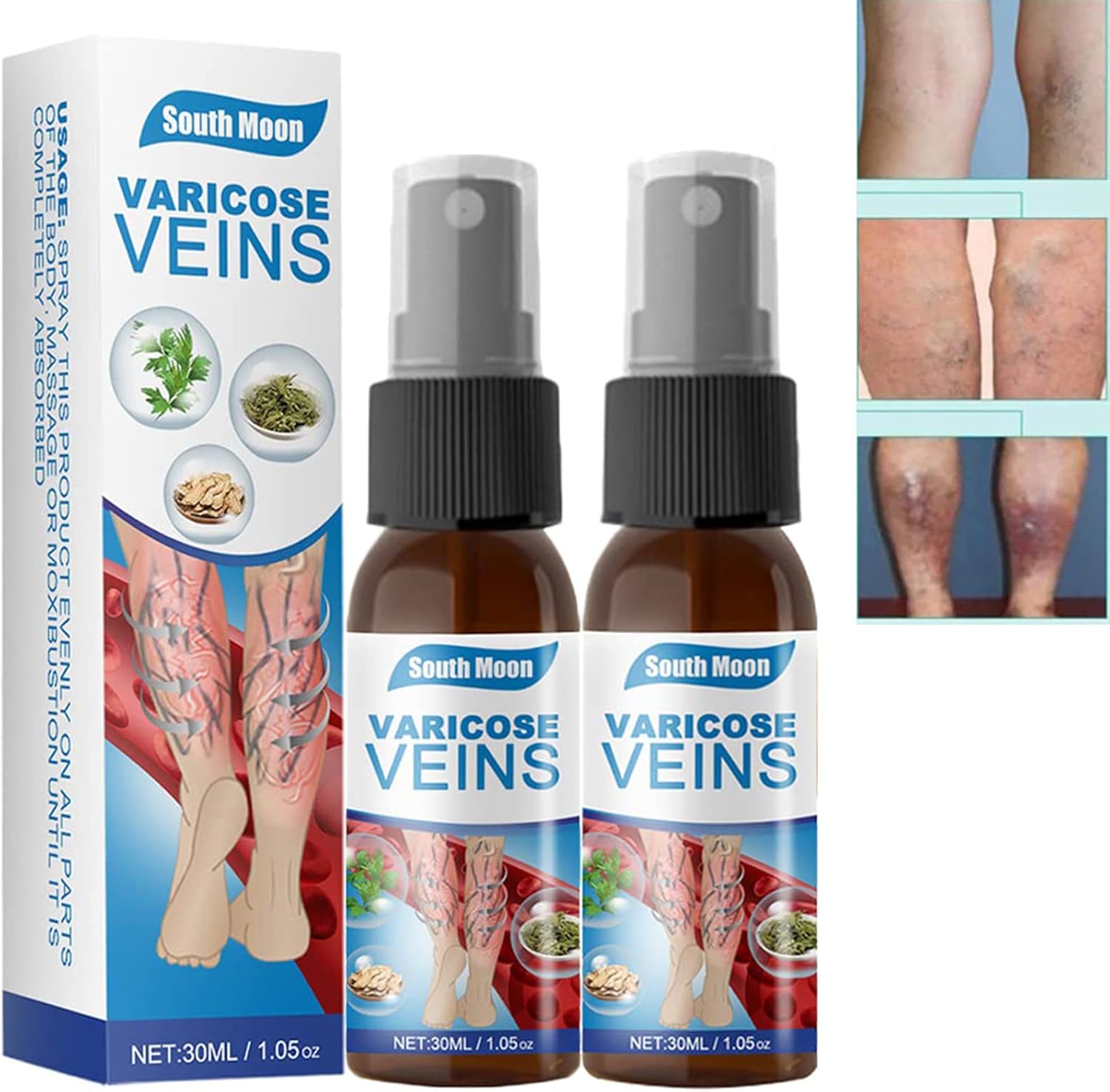 ✨ Spray Varicose Veins – Tu aliado contra las várices ✨